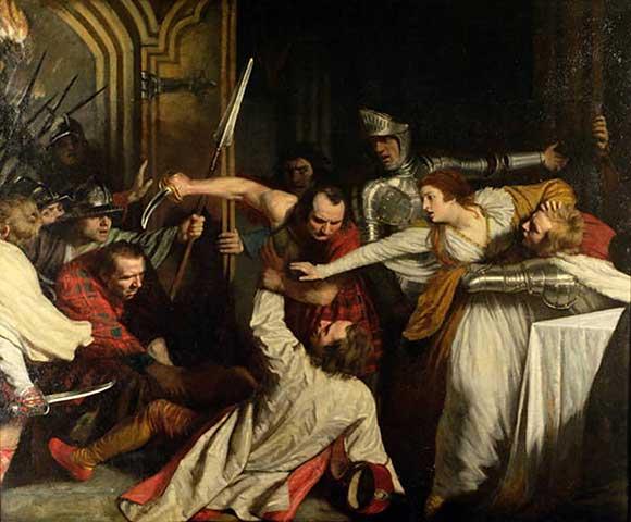 the murder of rizzio by john opie 1787